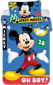 parure de lit mickey mouse 140x200
