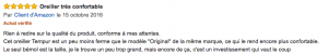 avis oreiller tempur symphonie
