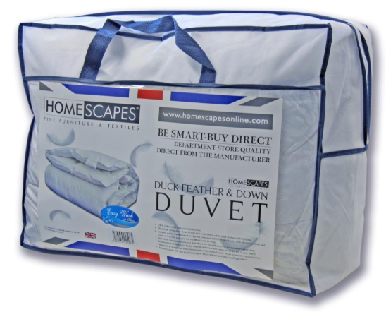 Couette en duvet de canard Homescapes