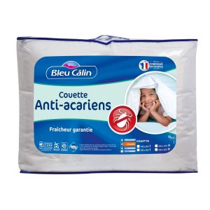 Couette anti acarien Bleu Câlin KMS40H140