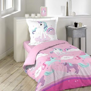 La parure de lit enfant licorne est un accessoire tendance