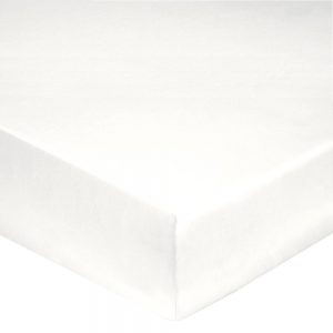 drap housse 120x190 Blanc des Vosges