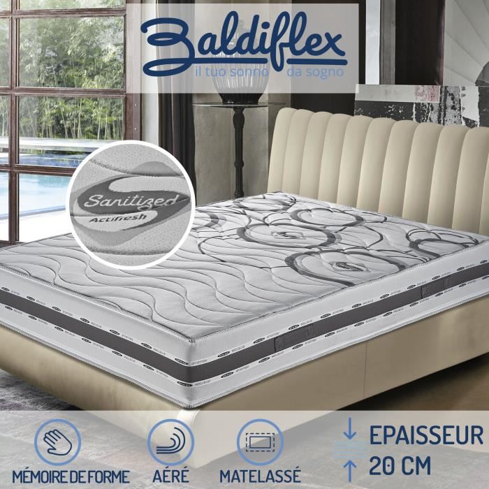 Matelas 140x200 Baldiflex Nuit d'Argent