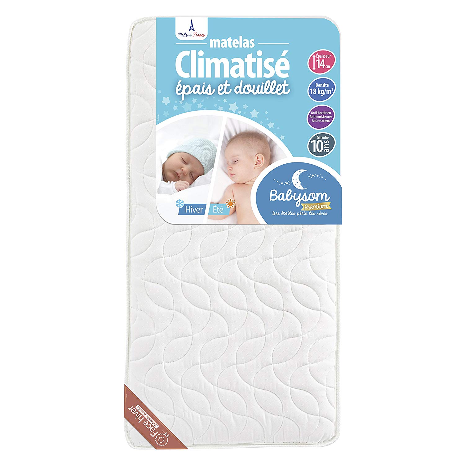 Matelas bébé Babysom 4 Saisons