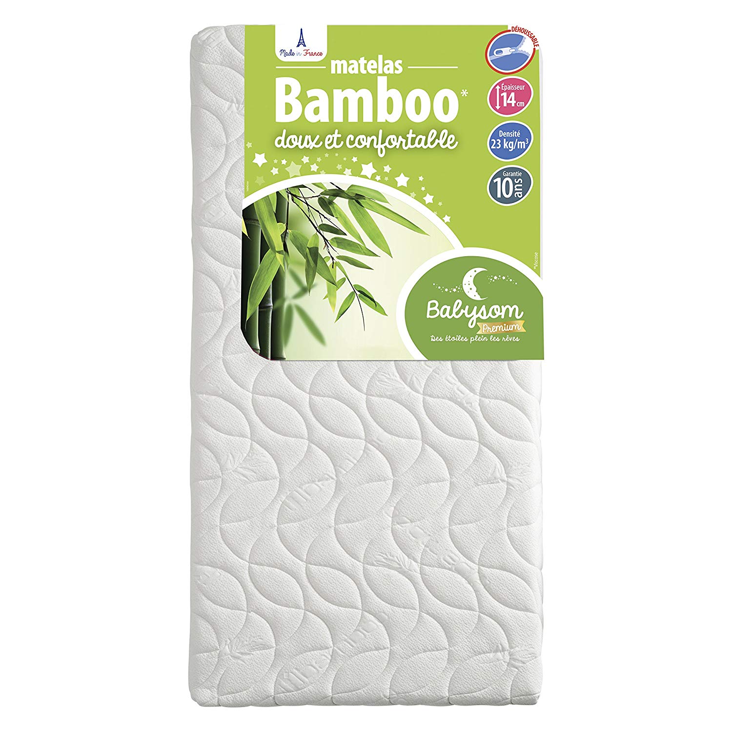 Matelas bébé Babysom Bamboo